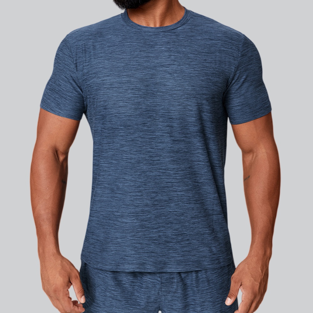 Men's Summer Fitness Quick Dry - огляд і ціна Sports Equipment Logo
