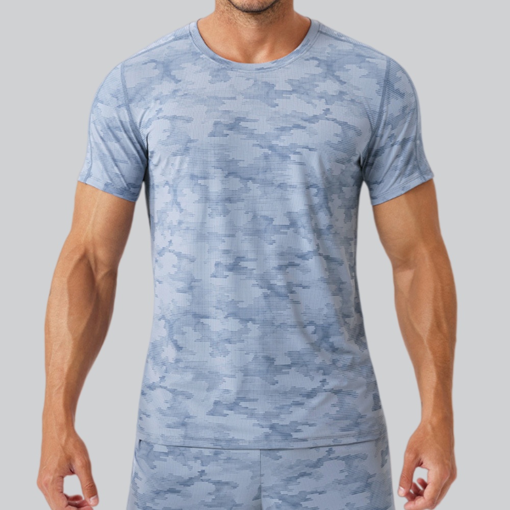 Men's Round Neck T-Shirt Sport - огляд і ціна Sports Equipment Logo