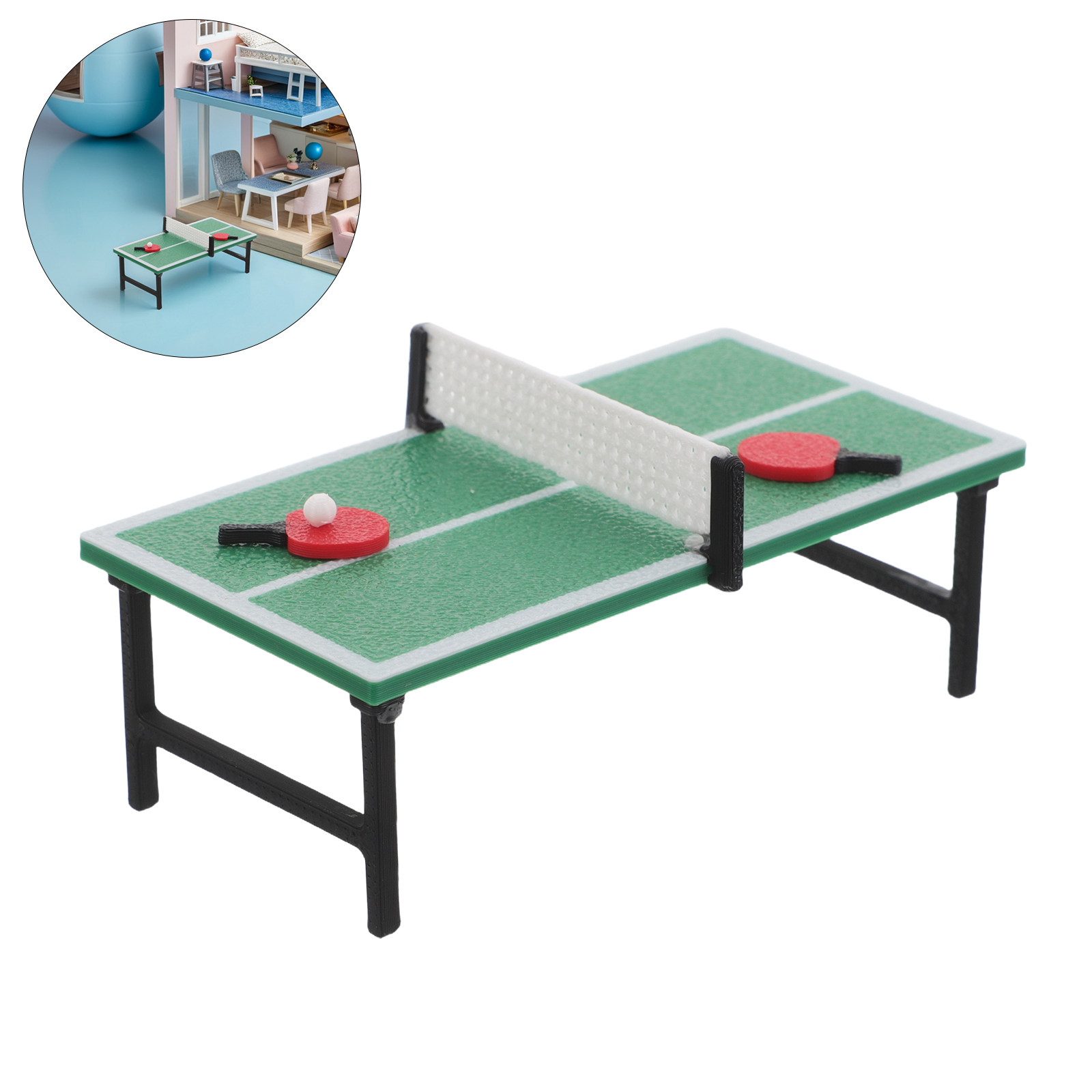 1Set Miniature Table Tennis 3D - огляд і ціна Sports Equipment Photos